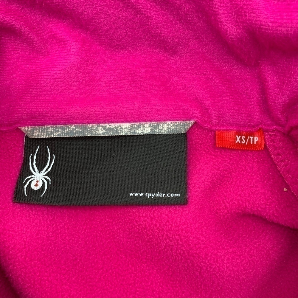 Spyder Fuchsia Long Sleeve Zip Up Jacket - Picture 5 of 7